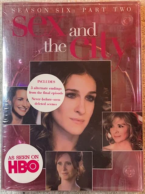 Sex and the City Season 6 Part 2 DVD - Complete Final Episodes | Romantic Comedy TV Series for Women | Perfect for Girls' Night In & Binge-Watching