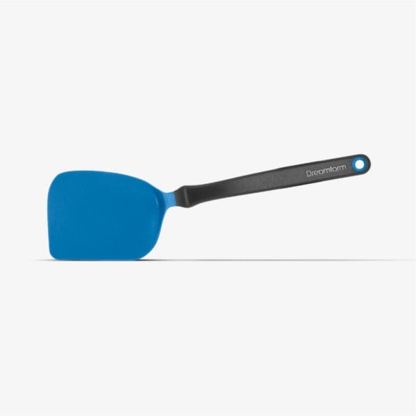 Dreamfarm Mini Chopula - Small Silicone Spatula for Cooking, Baking, Mixing - Perfect for Non-Stick Pans, Bowls & Food Prep - Blue Kitchen Utensil