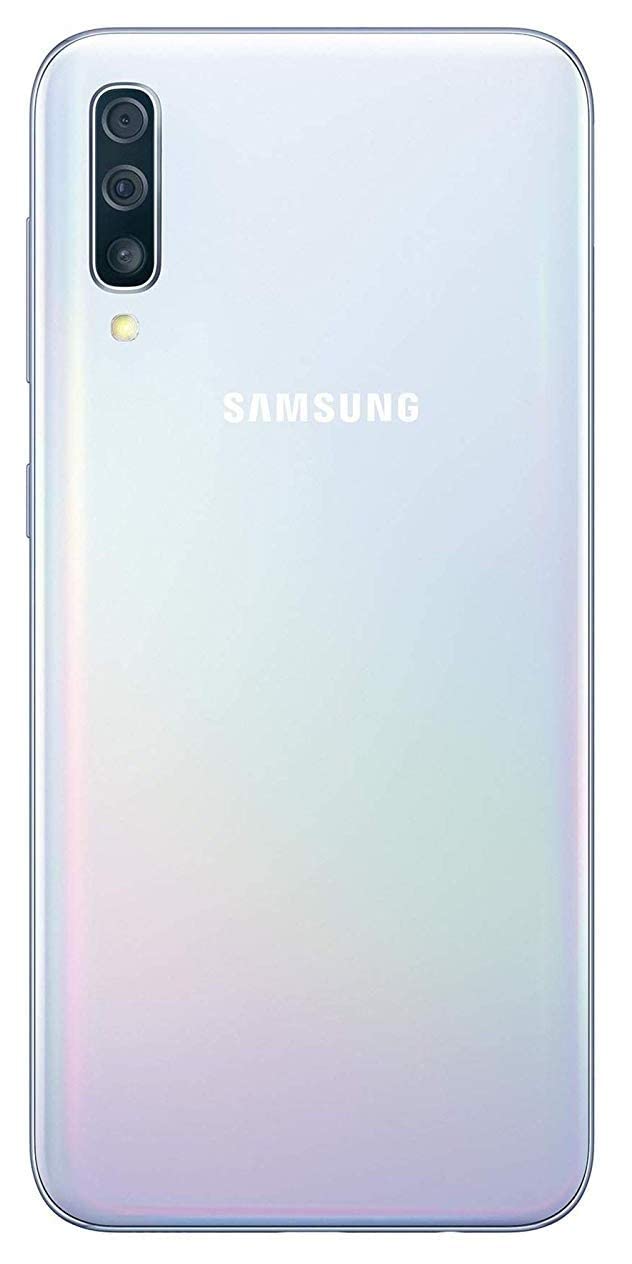Samsung Galaxy A50 A505G 64GB GSM Unlocked Smartphone - Triple 25MP Camera, Dual SIM, White (Renewed) | Perfect for Travel, Business & Social Media Photography