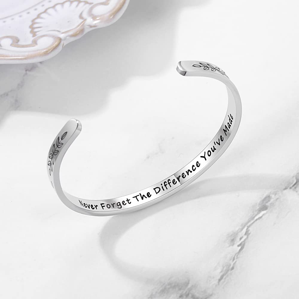 Personalized Cuff Bracelets for Women & Girls - Best Friend Sister Mom Daughter Gift - Engravable Jewelry for Birthday, Mother's Day, Christmas - Perfect for Everyday Wear & Special Occasions