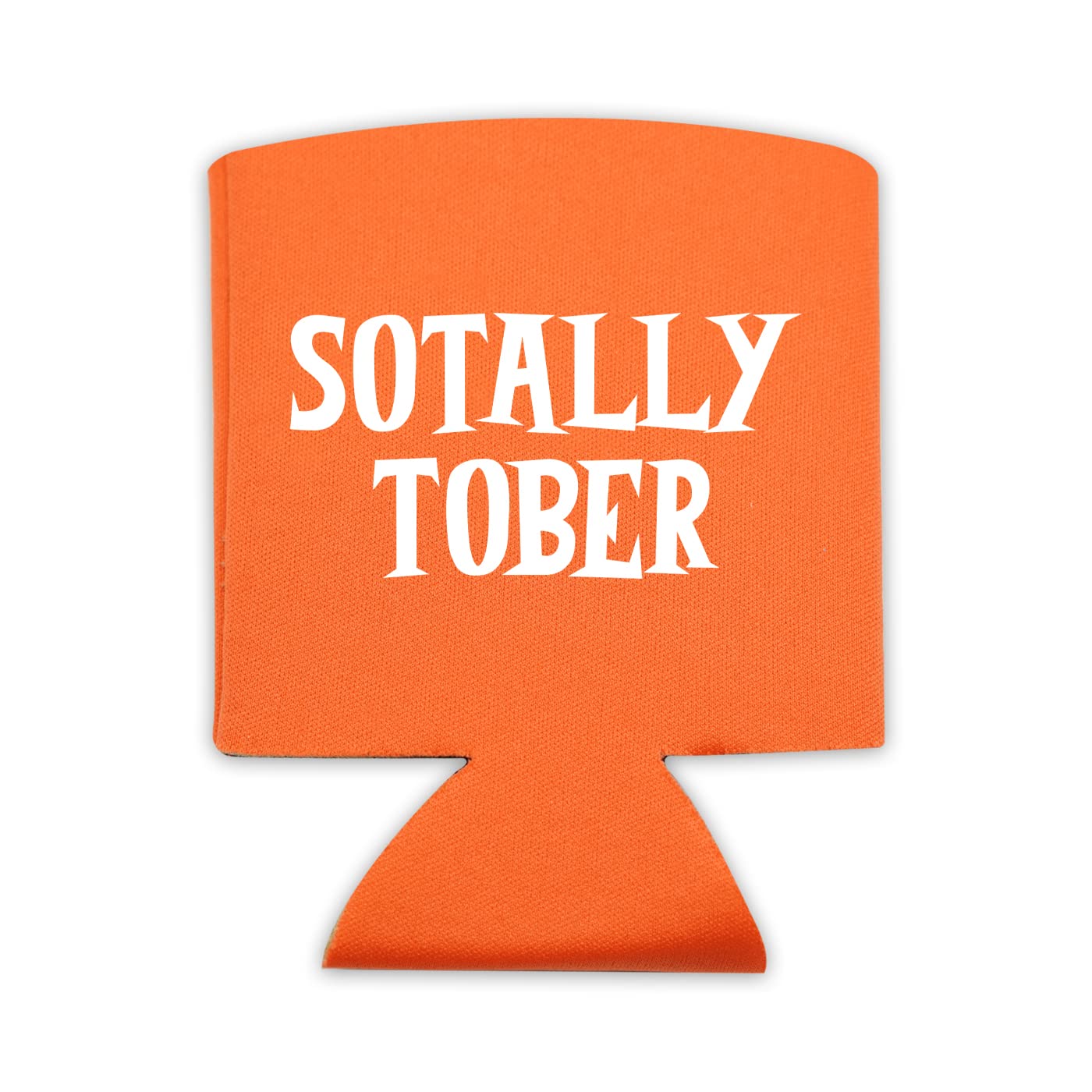 Sotally Tober Insulated Drink Can Cooler - Orange - Keep Beverages Cold for Hours - Perfect for Beach, Pool, Picnics & Outdoor Parties