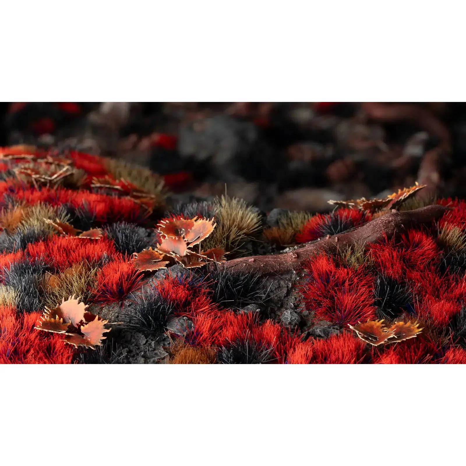 Alien Tufts: Blood Moon 6mm Wild Synthetic Hair Extensions for Cosplay & Halloween Costumes - Perfect for Anime, Fantasy, and Gothic Fashion Looks