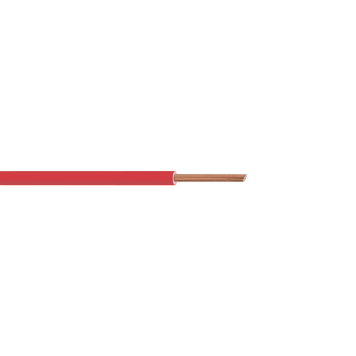 **10m HO7V-U 1.5mm² Red Electric Cable Reel - Heavy Duty Wire Spool for Outdoor & Industrial Use - Power Extension, Construction & DIY Projects**