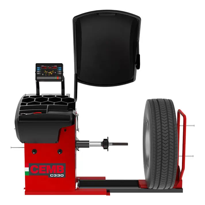CEMB C330 Heavy Duty Digital Truck Wheel Balancer - Professional Wheel Balancing Machine for Trucks, SUVs & Commercial Vehicles | Perfect for Auto Repair Shops & Tire Service Centers