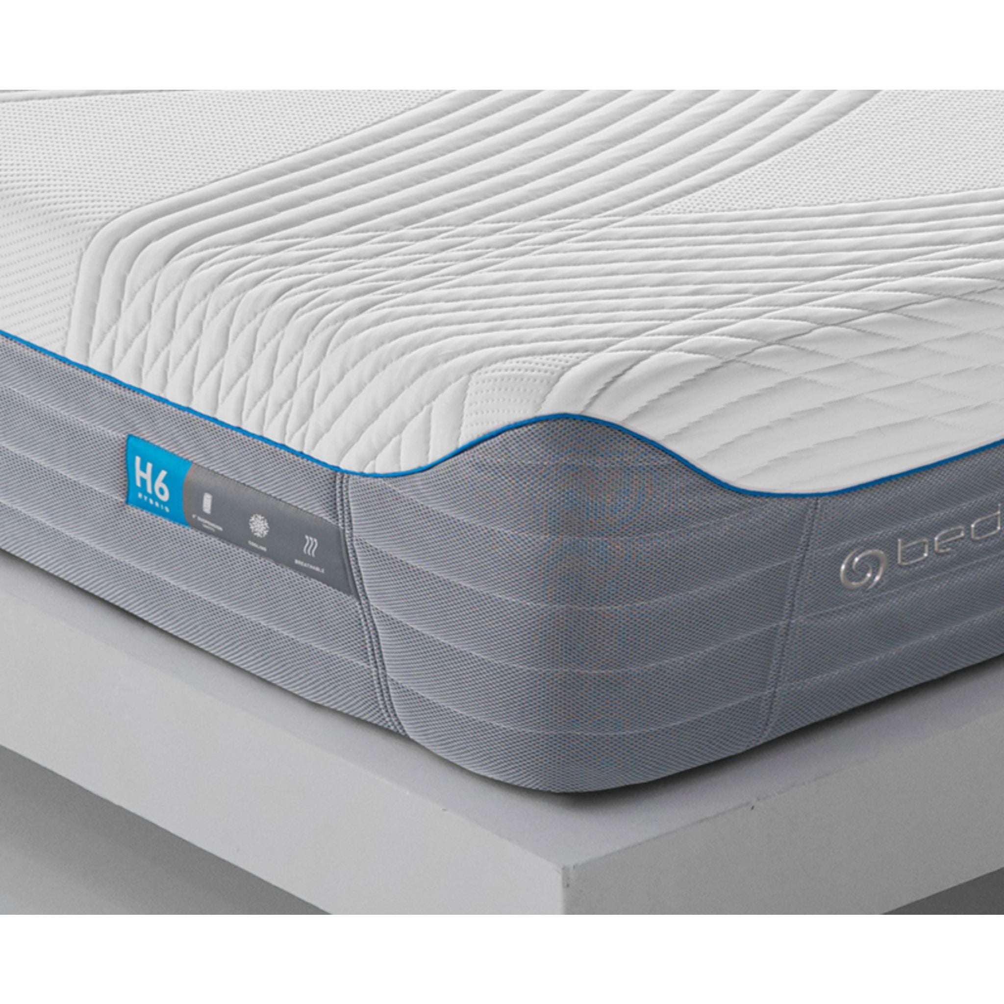 Bedgear H6 12 Performance Hybrid Mattress - Cooling Gel Memory Foam & Pocketed Coils for Back Pain Relief - Perfect for Hot Sleepers & Side/Back Sleepers - Queen Size Bed Mattress for Master Bedroom or Guest Room