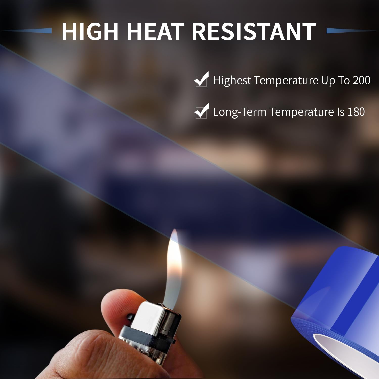 Heat Resistant Sublimation Transfer Tape - 10mm & 20mm x 33M (108FT) Adhesive Heat Tape for Vinyl Press, No Residue Left - Perfect for T-Shirts, Mugs, Tumblers & DIY Craft Projects
