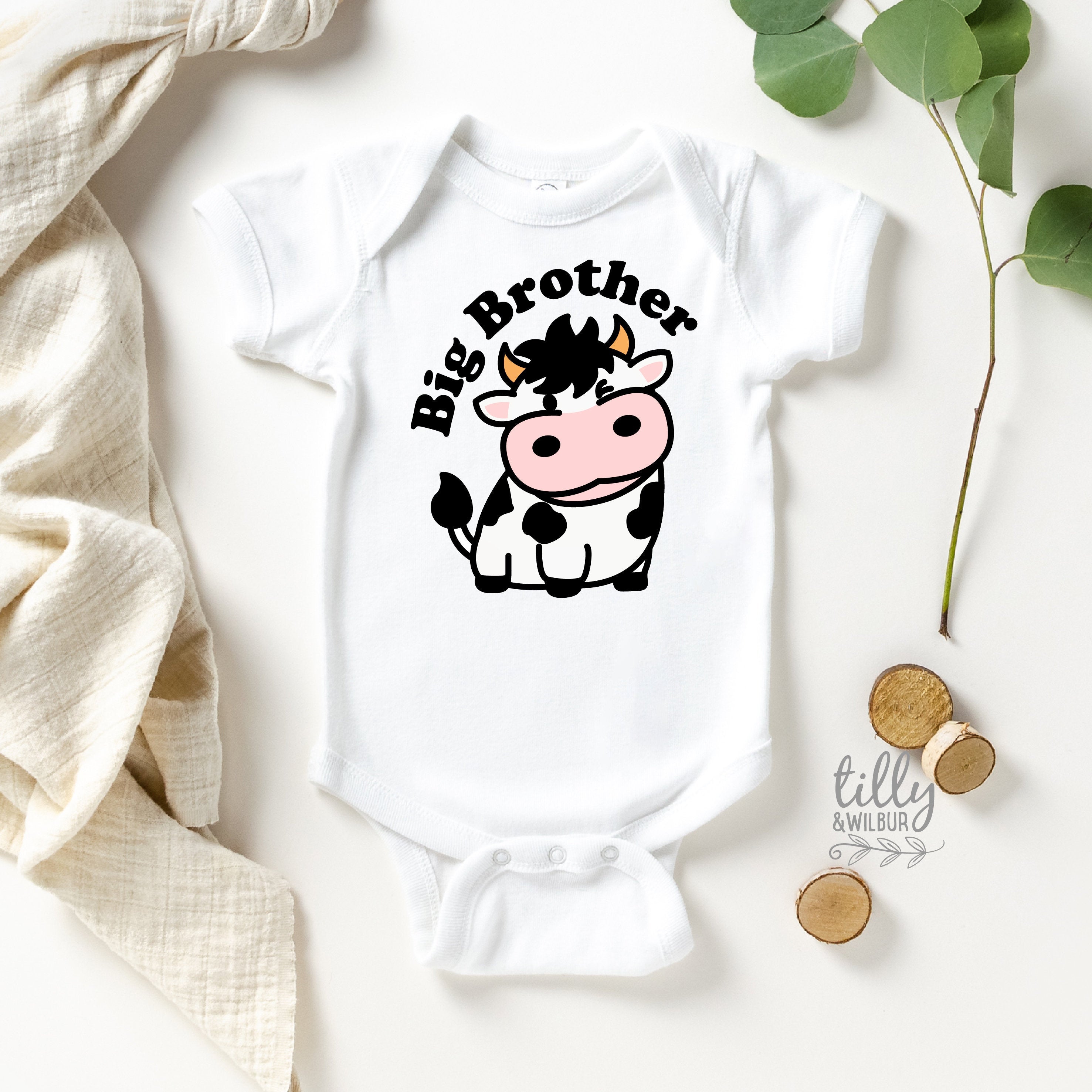 Big Brother Bodysuit - Soft Cotton Baby Bodysuit for Newborns & Infants | Perfect for Sibling Announcements, Family Photos & Special Occasions