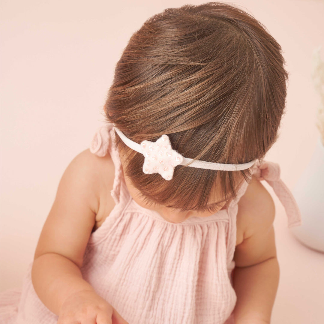 Shimmer Star Headband 2 Pack - Glitter Hair Accessories for Women & Girls - Perfect for Parties, Weddings, and Festive Occasions