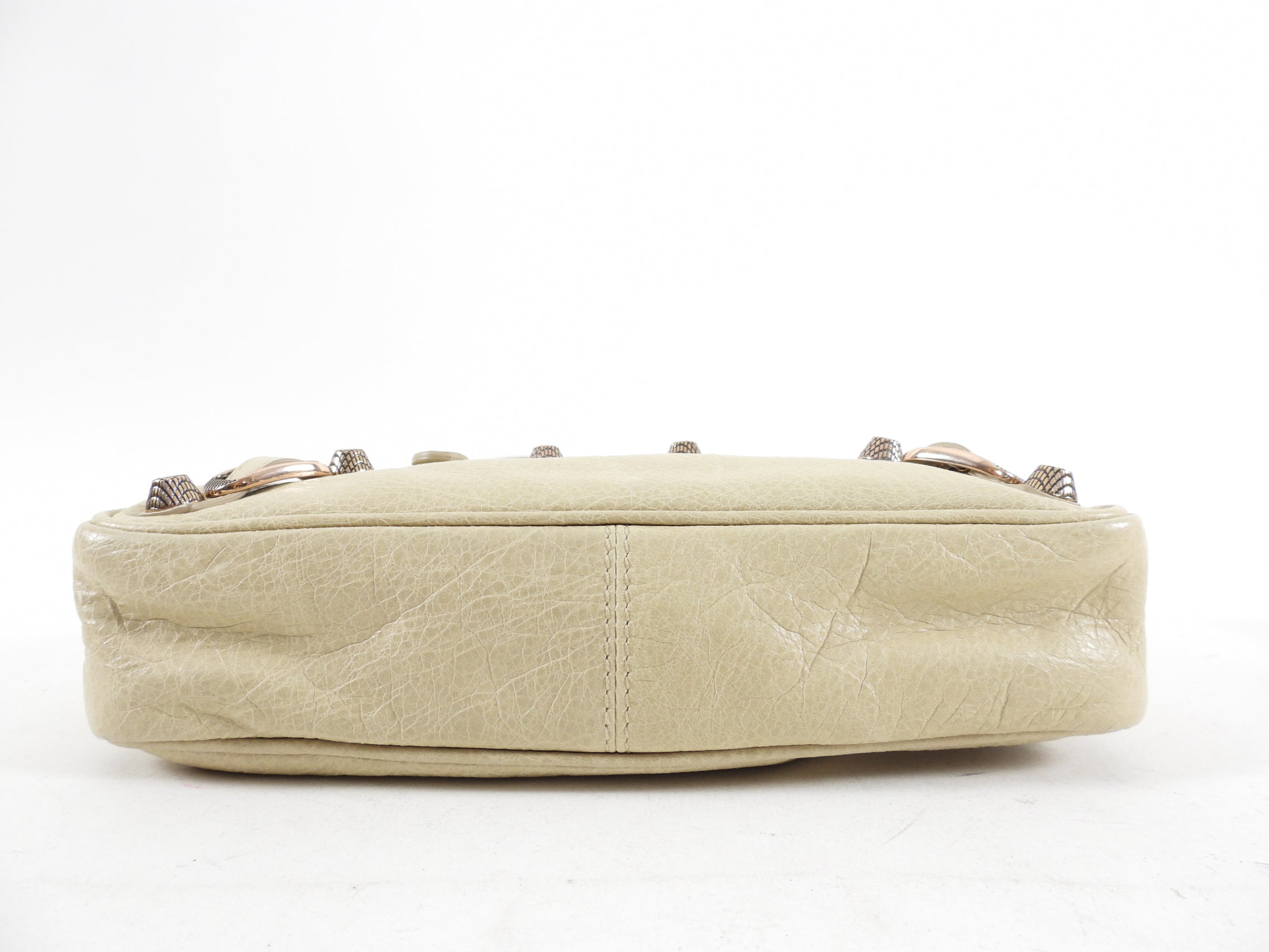 Balenciaga Beige Leather Crossbody Hip Bag for Women | Luxury Designer Shoulder Purse | Perfect for Casual Outings, Travel & Evening Events