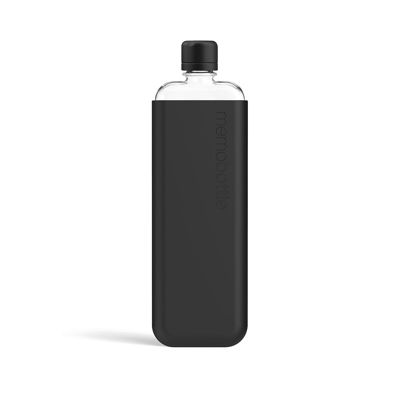 Slim Insulated Water Bottle with Black Neoprene Sleeve - Leakproof Stainless Steel Thermos for Gym, Hiking & Office - BPA Free Hot & Cold Beverage Container