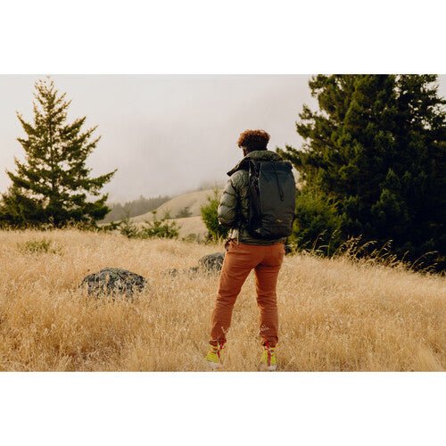 Peak Design 45L Outdoor Backpack - Waterproof Hiking Backpack for Travel & Photography Gear - Durable Black Daypack for Camping, Hiking & Adventure Travel