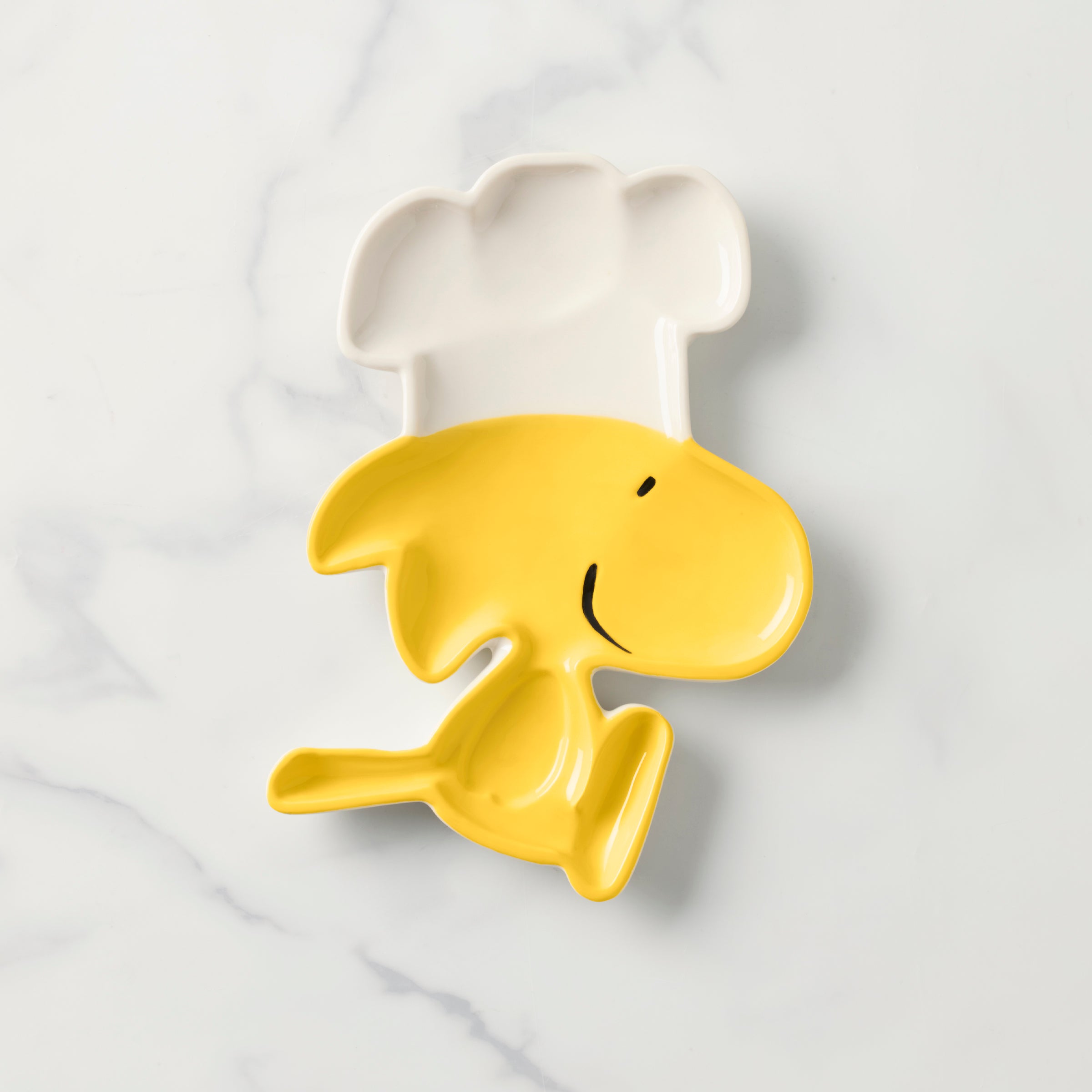 Chef Snoopy Ceramic Spoon Rest - Cute Cartoon Dog Kitchen Utensil Holder for Cooking, Baking - Perfect for Stovetop, Countertop, and Dining Table Use