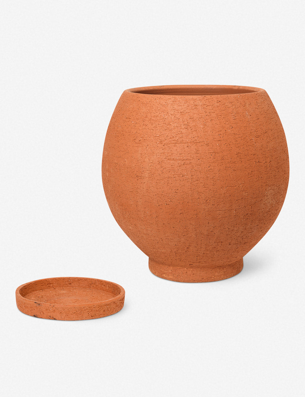 Ferm Living Ando Pot - Minimalist Ceramic Planter for Indoor Plants, Succulents & Home Decor | Perfect for Living Room, Office & Shelf Display