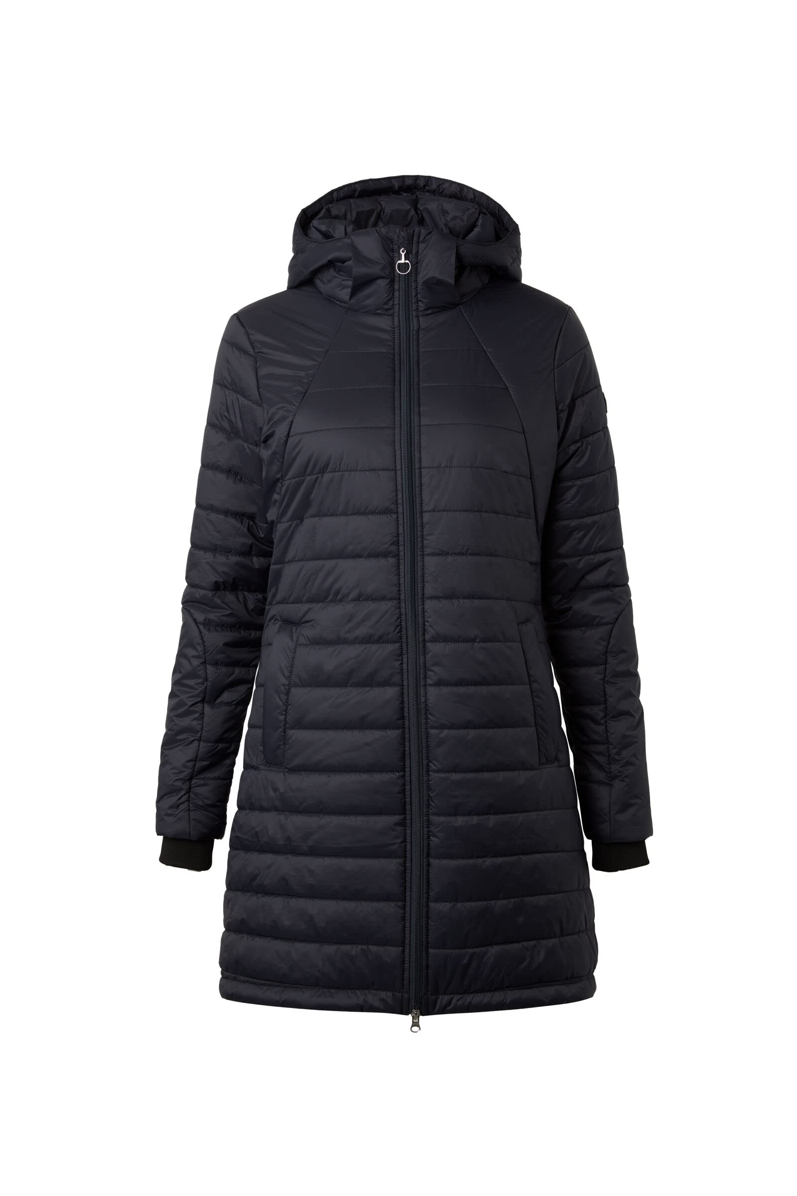 HORZE Charlotte Women's Long Riding Jacket - Waterproof Equestrian Coat for Horseback Riding & Outdoor Activities | Perfect for Cold Weather & Show Competitions