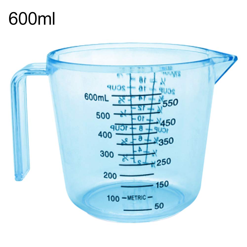 150ml/300ml/600ml Kitchen Measuring Cup with Handle - Precise Water, Milk & Egg Measurement Tool (Pink) - Perfect for Baking, Cooking & Coffee Brewing