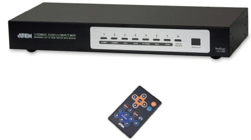 Aten VC1080 Universal A/V to HDMI Converter with Scaler - Seamless Video Switching for Home Theater, Gaming & Presentations
