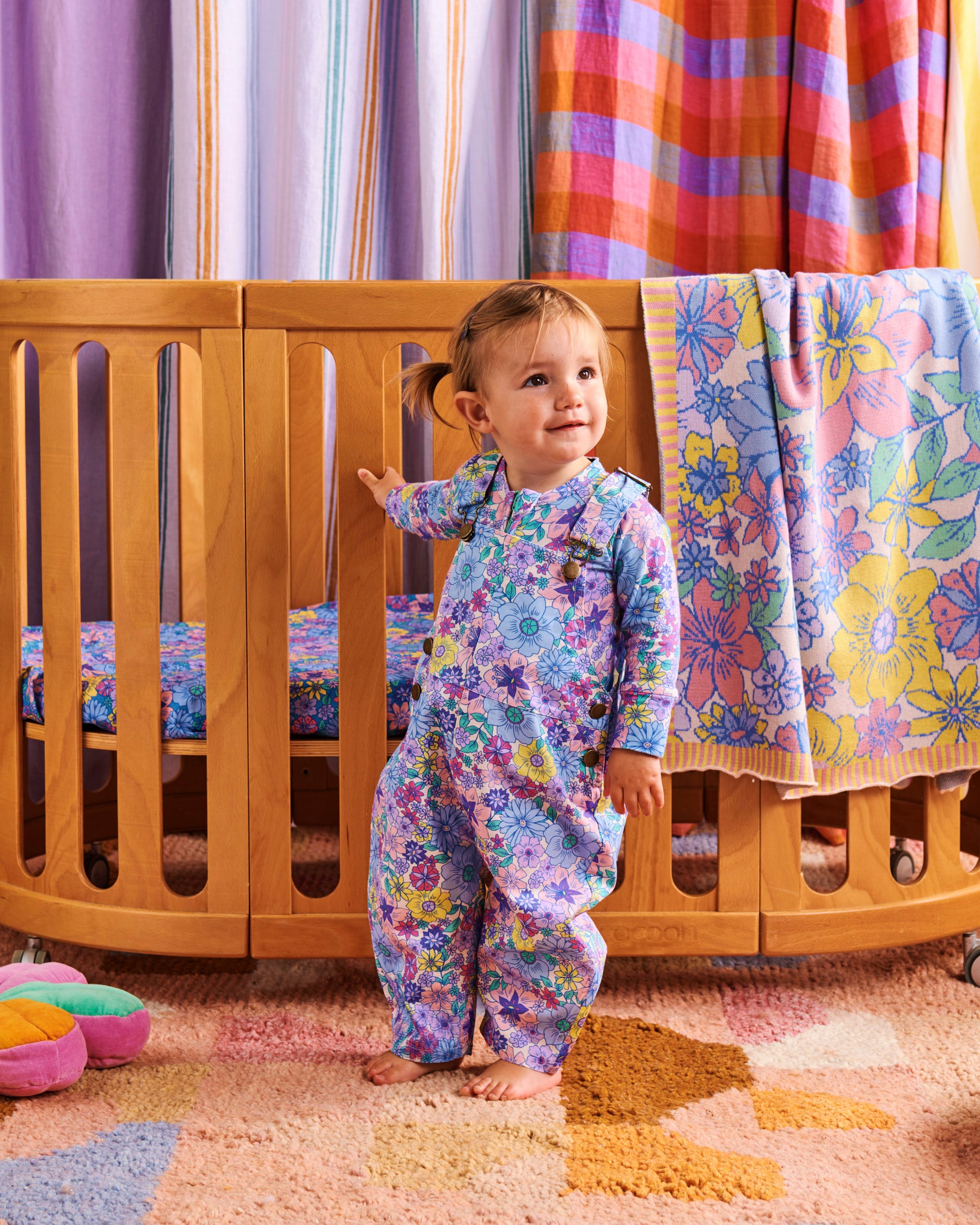 Bunch Of Fun Baby Cotton Drill Overalls - Soft & Durable Baby Romper for Boys & Girls - Perfect for Playtime, Daycare & Family Outings