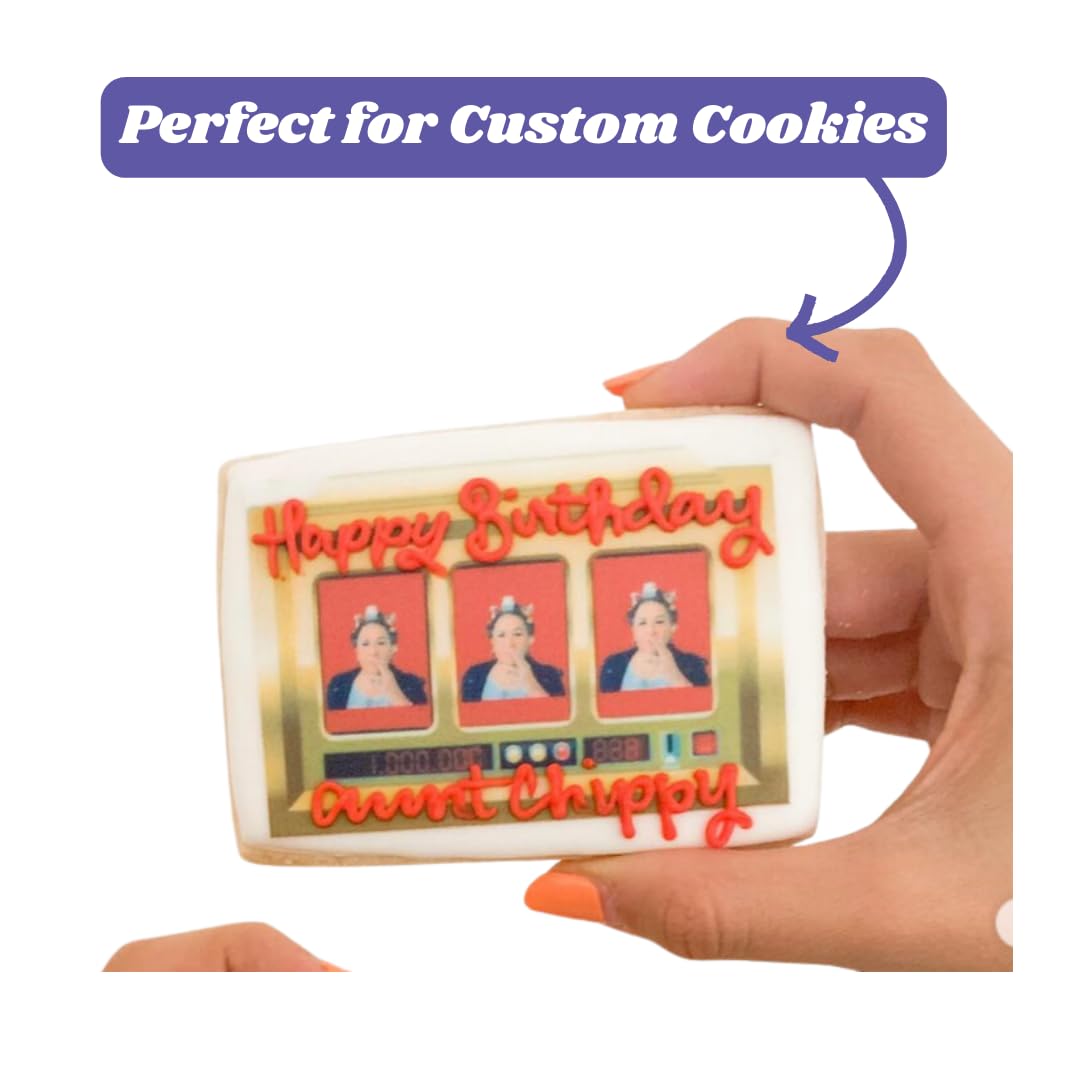 Premium Kopykake Frosting Sheets - 24 Edible Icing Paper Sheets (1 Pack) - White Edible Printer Paper for Cake Decorating, Custom Business Cards & Edible Images - Perfect for Birthday Cakes, Wedding Cakes & Cupcake Toppers