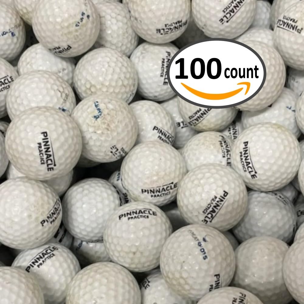 Recycled Golf Balls 50-300 Count - Premium Practice Balls for Backyard & Driving Range