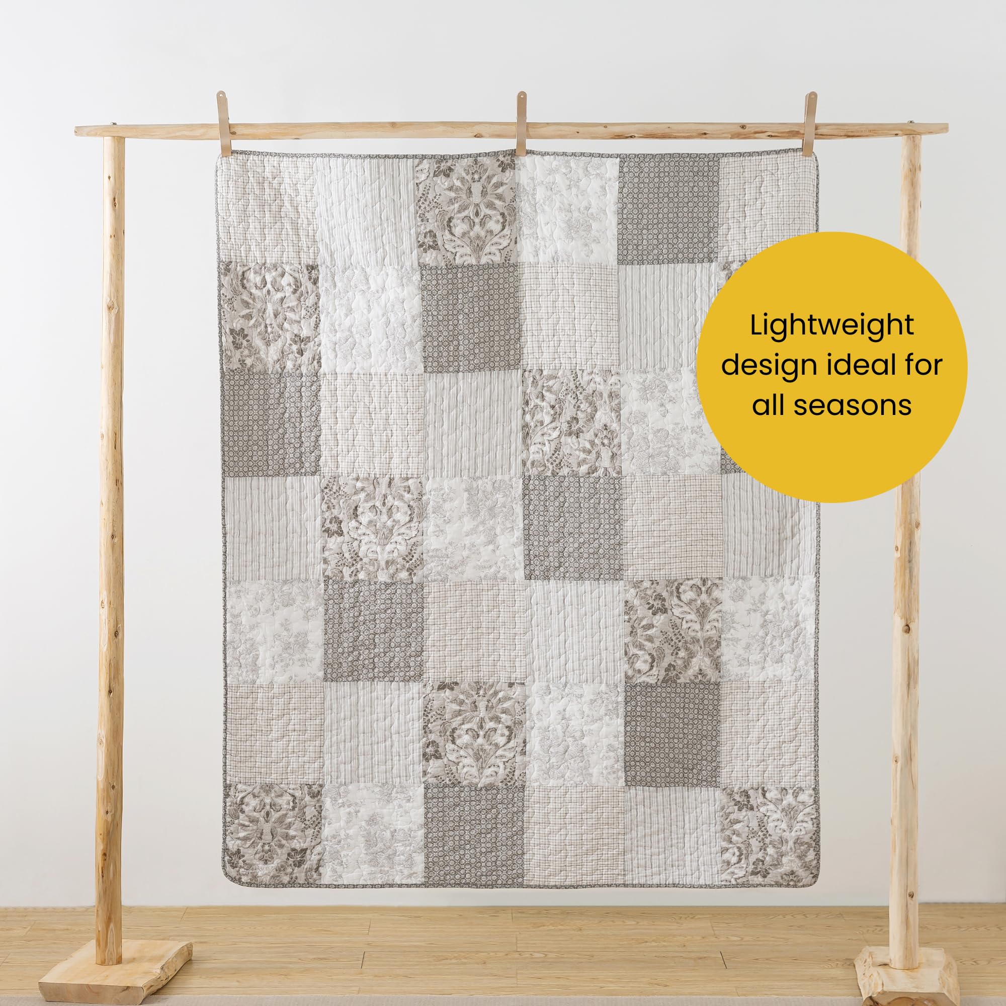 SLPR Cotton Quilted Throw Blanket - 50