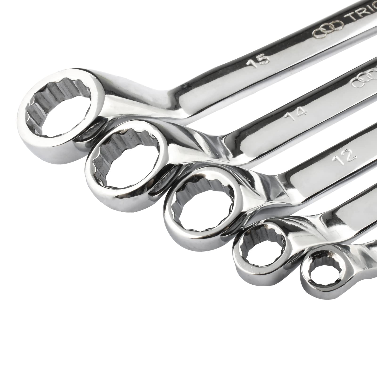 Larcele 45-Degree Offset Box Wrench Set - 6mm & 7mm Metric - CR-V Steel - Professional Automotive & Bike Repair Tool - Perfect for Tight Spaces & DIY Projects