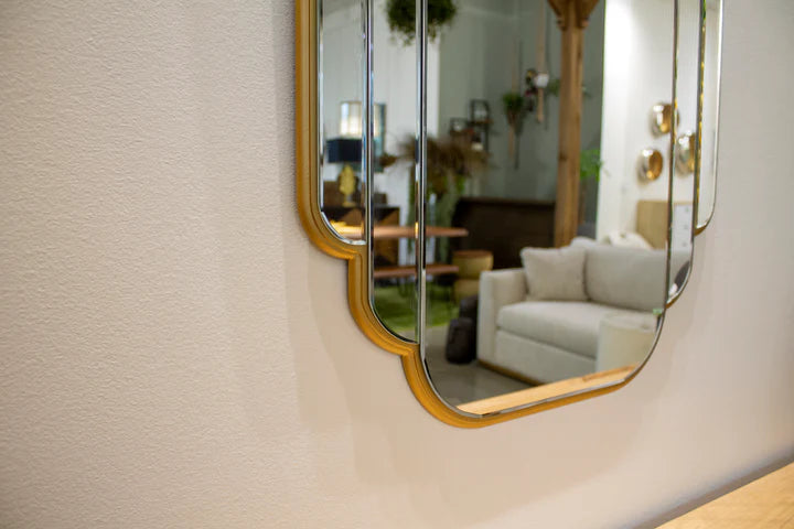 Dupre Medium Wall Mirror - 24x36 Inches, Framed Bathroom Vanity Mirror with Beveled Edge - Perfect for Bedroom, Bathroom, Living Room, and Entryway Decor