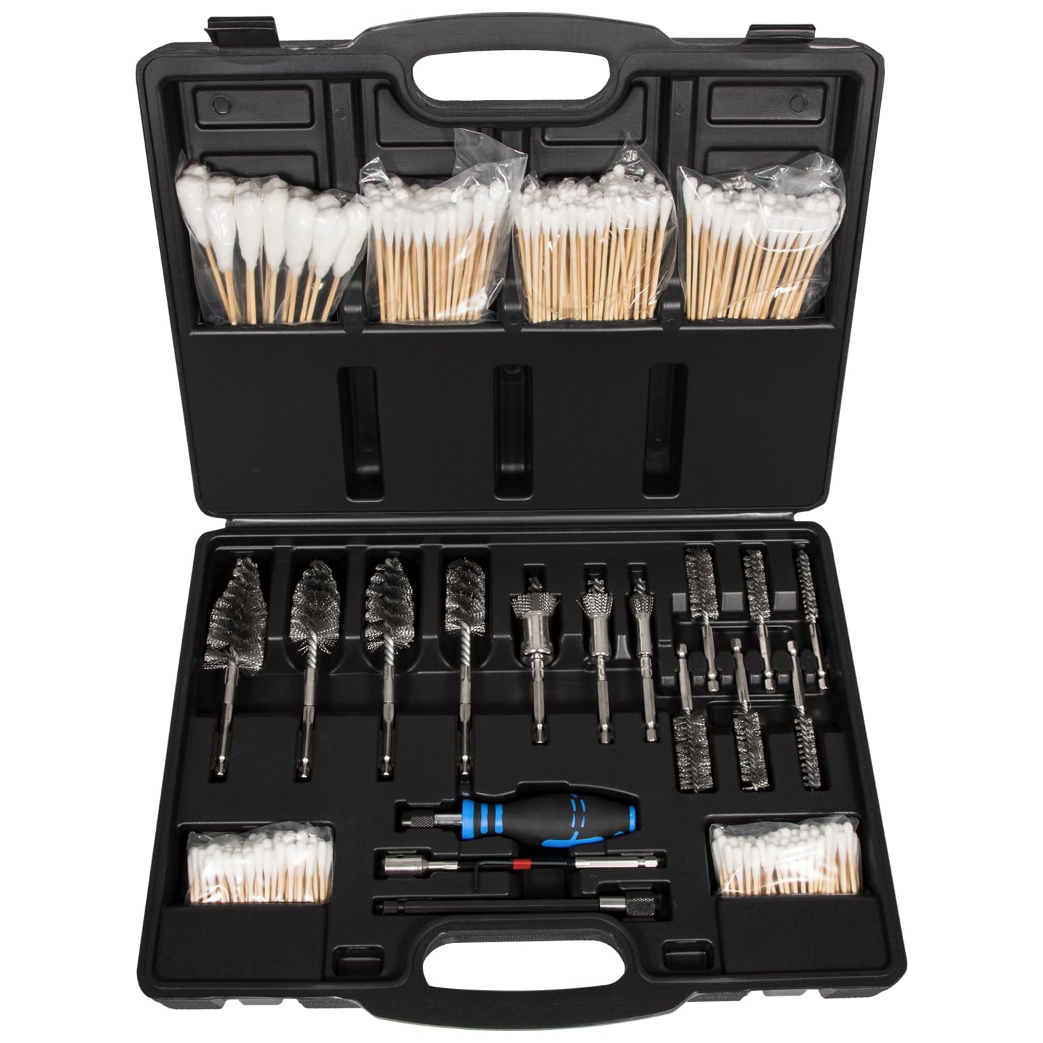 Bonbo Diesel Injector-Seat Cleaning Kit 8090S - Premium Stainless Steel Helix Brushes, Two-Stage Brushes & Bore Brushes Kit for Fuel Injector Maintenance & Engine Repair