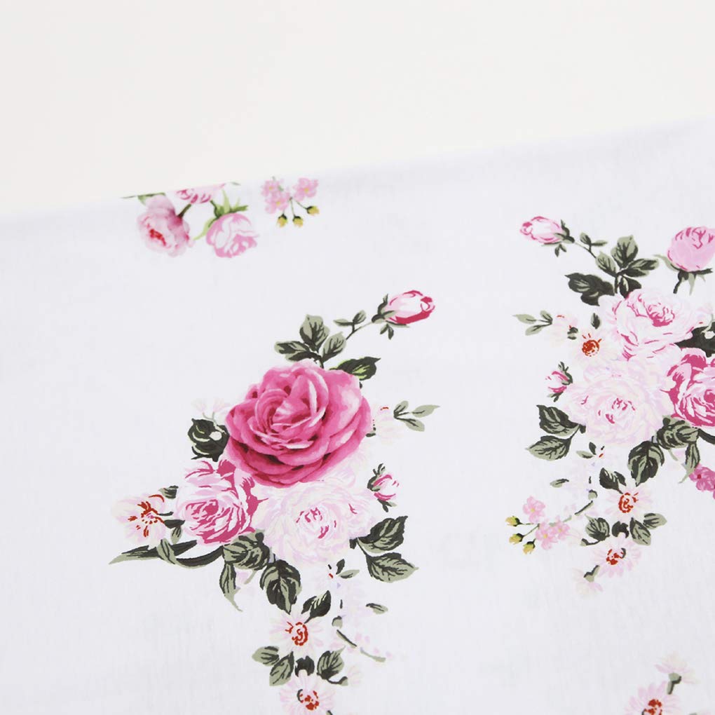 Soft Floral Baby Receiving Blankets - Newborn Swaddle Wrap & Headband Set for Girls - Perfect for Summer, Sleeping, and Coming Home Outfits