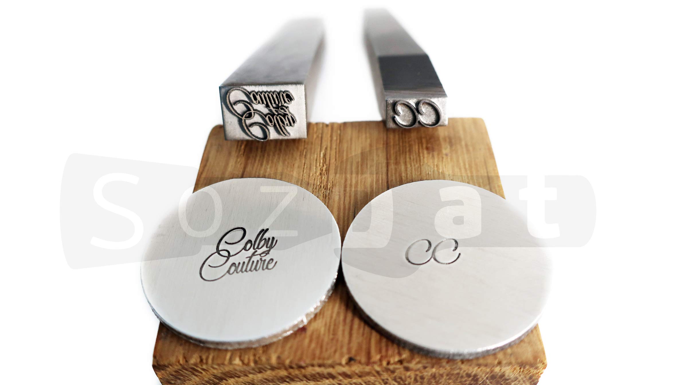 Custom Metal Stamps for Jewelry Making & Leather Crafting - Personalized Steel Punch Stamps for Metal Branding, DIY Engraving & Logo Stamping (16 Designs) - Perfect for Jewelers, Crafters & DIY Enthusiasts