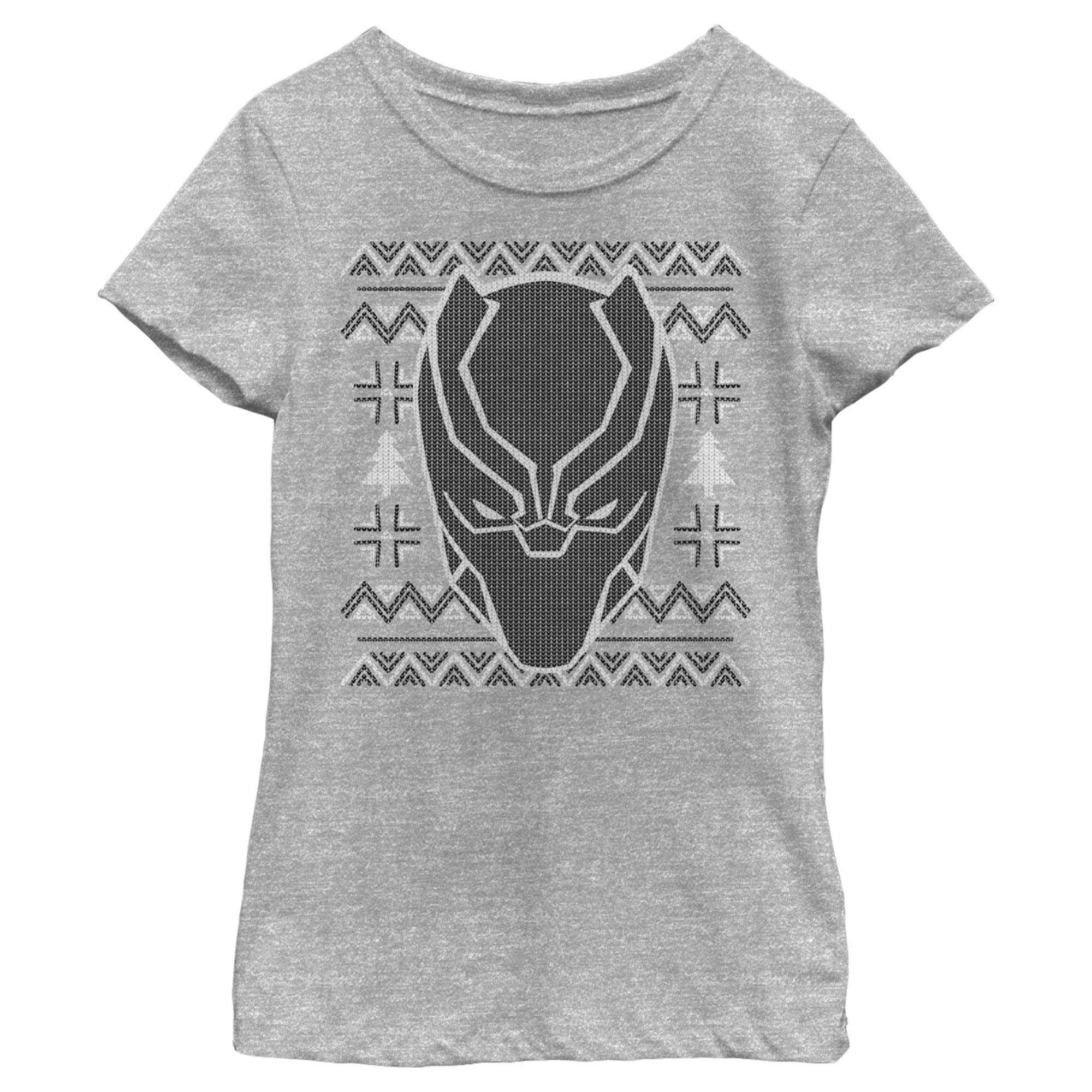 Marvel Black Panther Kids' Sweater T-Shirt | Superhero Costume & Casual Wear for Boys & Girls | Birthday Gift & Cosplay Outfit