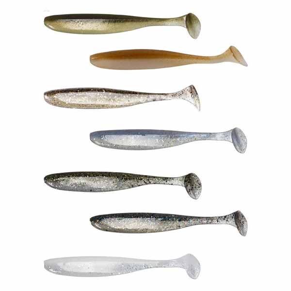 Keitech Easy Shiner Soft Bait Fishing Lures - Realistic Swimbait for Bass, Trout & Walleye - Perfect for Freshwater & Saltwater Fishing