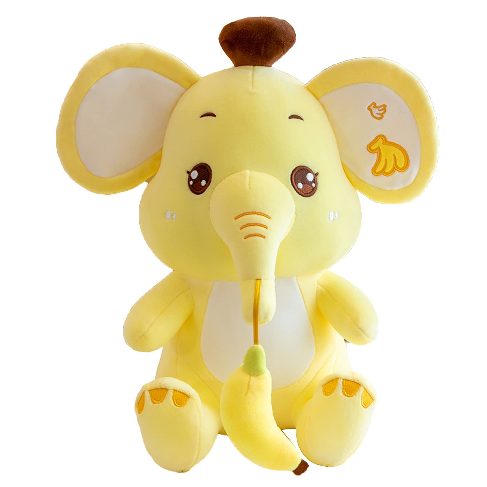 Soft Elephant Plush Toy 25cm - Cute Stuffed Animal for Girls, Nursery Decor