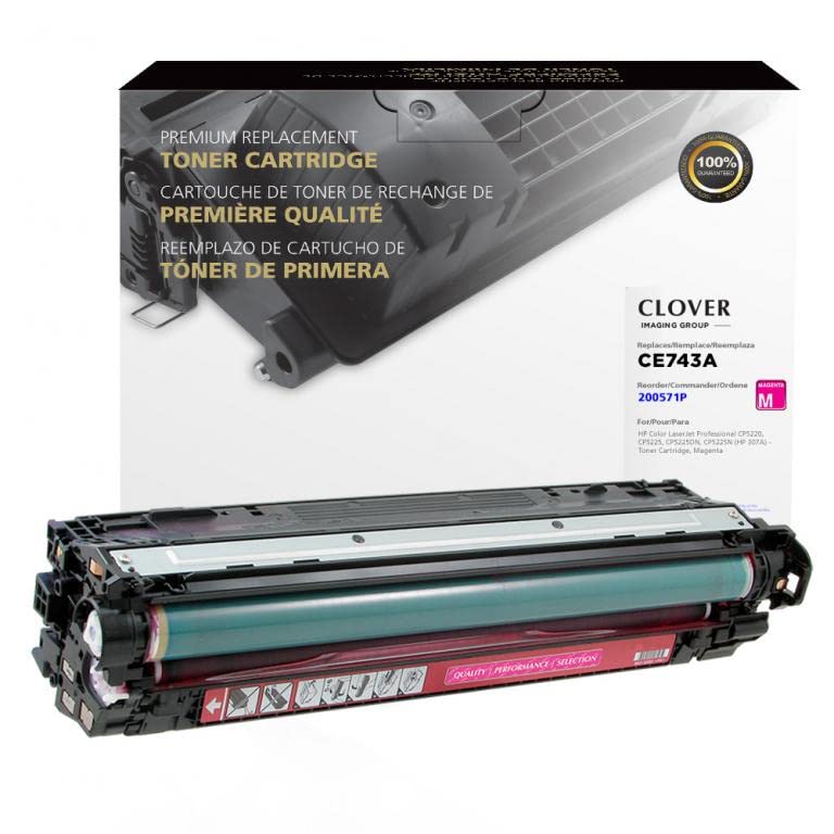 TonerWise Remanufactured Magenta Toner Cartridge for HP CE743A (HP 307A) - High-Quality Compatible Ink Replacement for HP Printers | Perfect for Home Office Printing & Small Business Documents