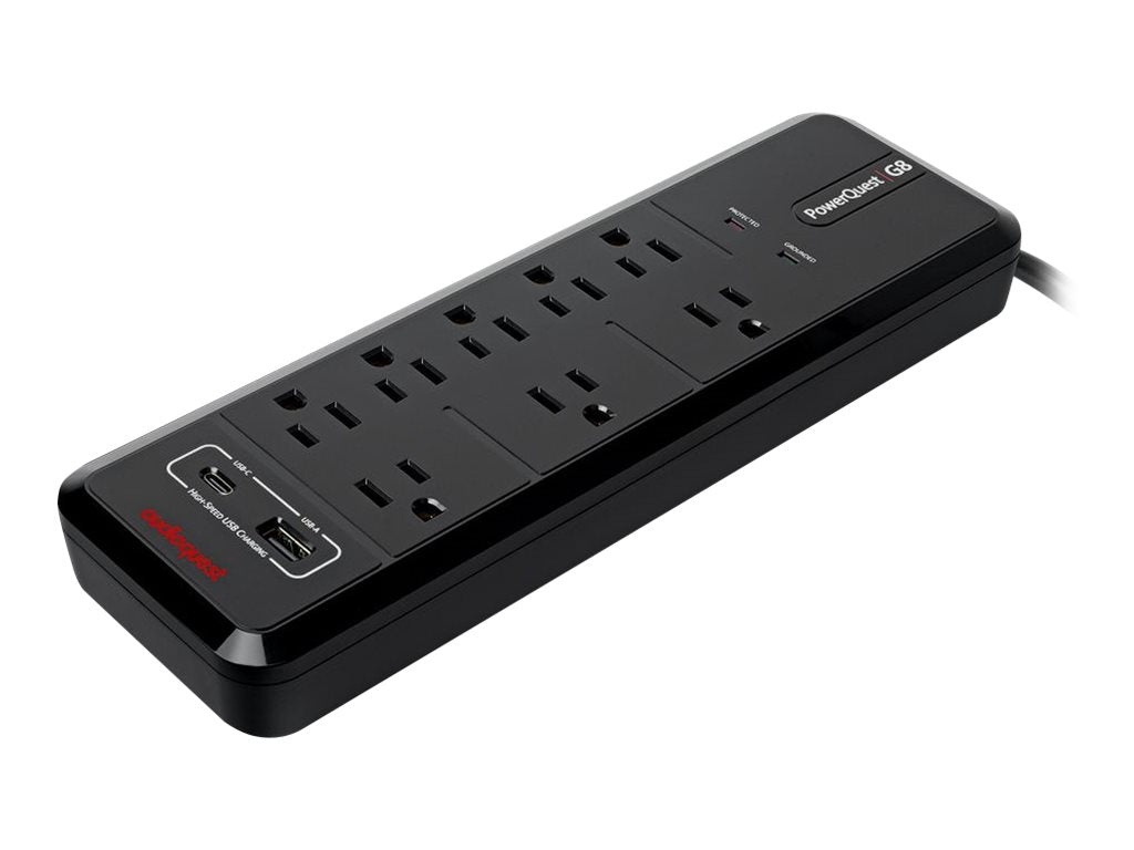Audioquest PowerQuest G8 Power Conditioner - Premium Noise Filter for Home Theater & Hi-Fi Systems - Perfect for Audiophiles & Music Studios