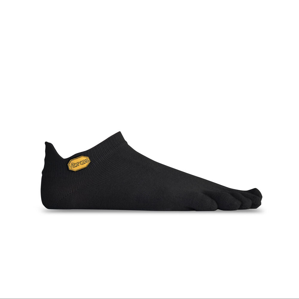 Vibram FiveFingers No Show Athletic Socks for Running & Gym - Breathable & Lightweight Black Toe Socks for Men & Women - Perfect for Barefoot Shoes & Outdoor Activities