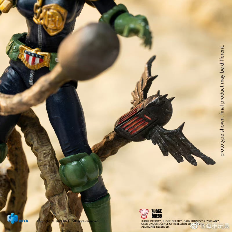 1/18 Scale HIYA 4-Inch Action Figure - Exquisite Mini Series Judge Anderson vs The Dark Judges - Perfect for Collectors, Display & Diorama Scenes