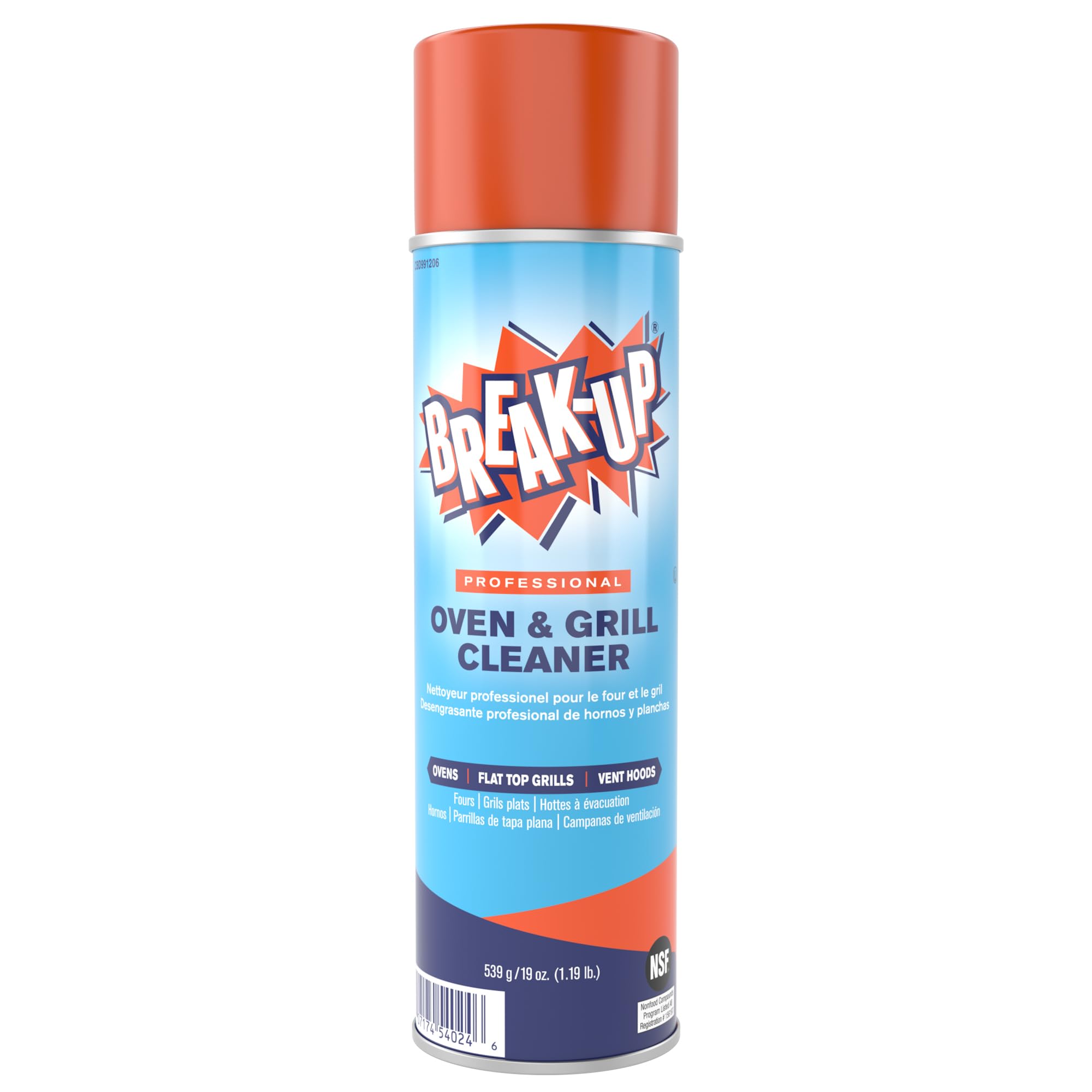 Diversey CBD991206 Professional Oven & Grill Cleaner - Heavy Duty Spray for Baked-On Grease Removal, 19oz Aerosol | Perfect for Commercial Kitchens, Restaurants & Home BBQ Cleaning