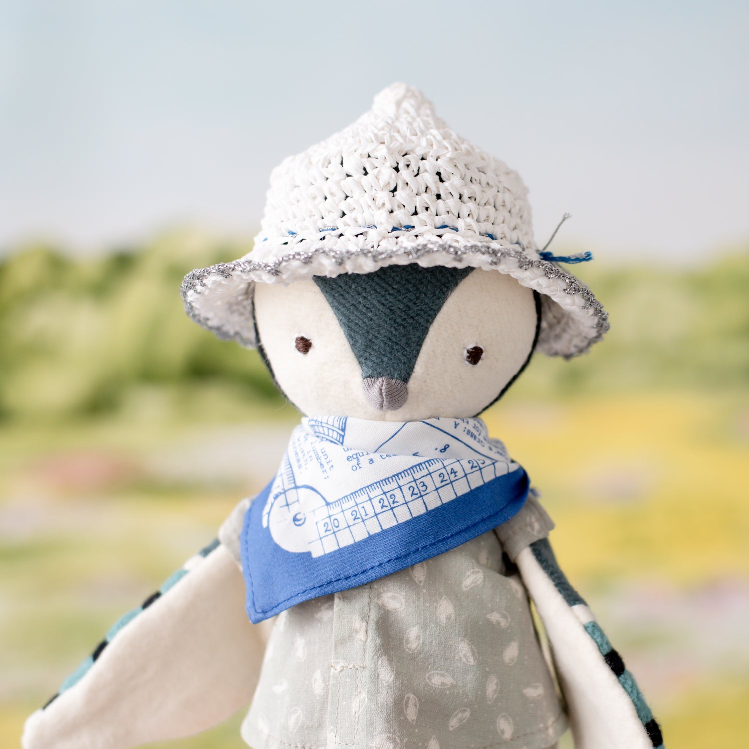 Doll Weights & Measurements Neckerchief - Perfect for Doll Accessories, Collectibles & DIY Craft Projects