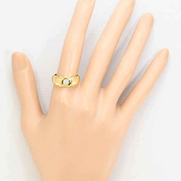 18K Yellow Gold Diamond Ring for Women - Elegant Solitaire Engagement & Wedding Band - Perfect for Proposals, Anniversaries, and Special Occasions