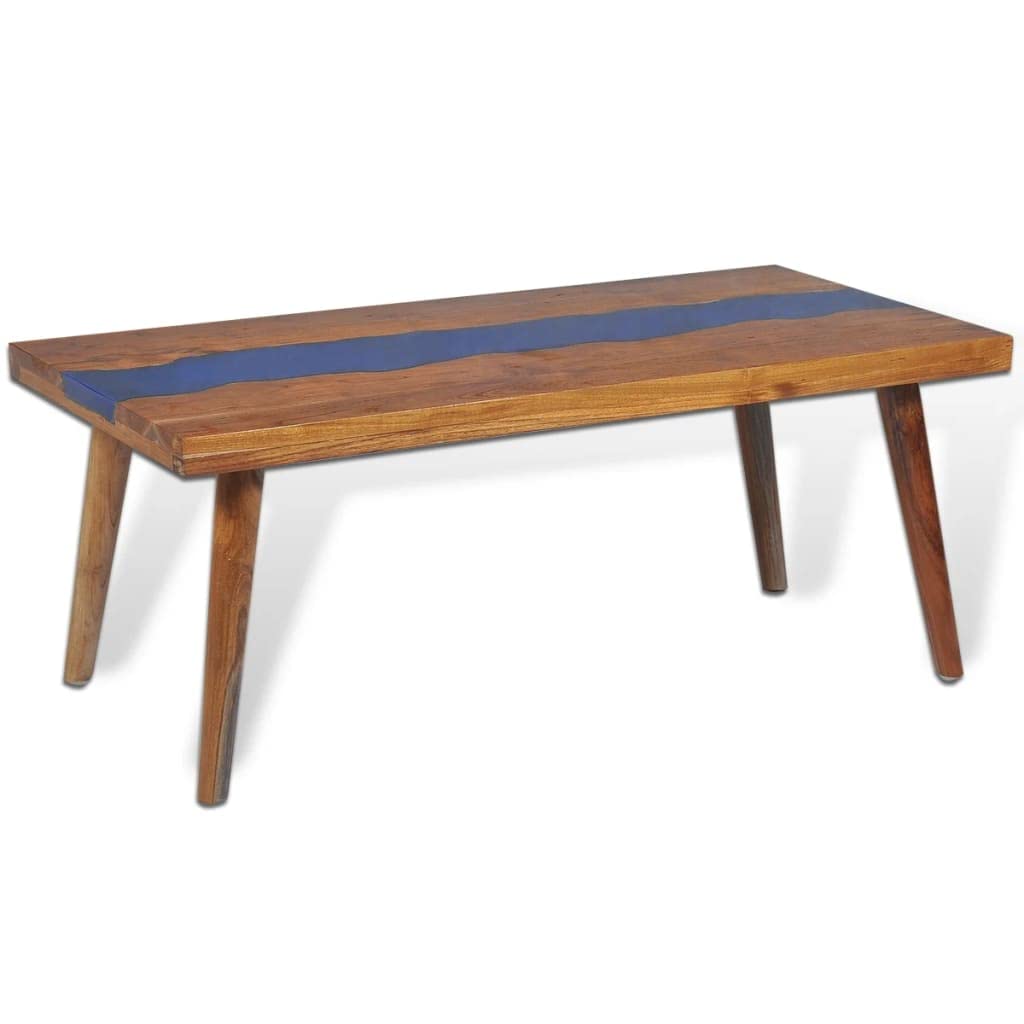 Rustic Teak Resin Coffee Table 39.4