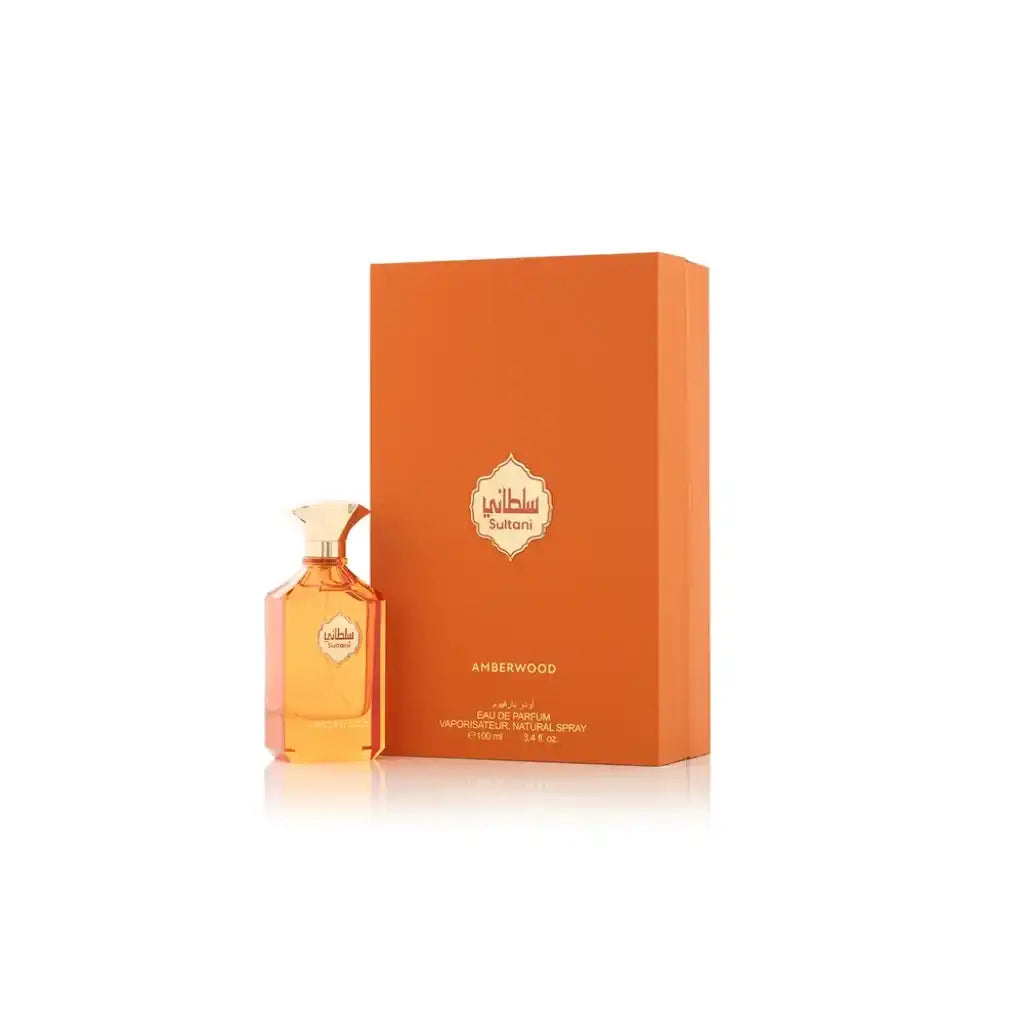 Sultani Amberwood Eau de Parfum 100ml - Premium Long-Lasting Fragrance for Men & Women | Perfect for Date Night, Office & Special Occasions