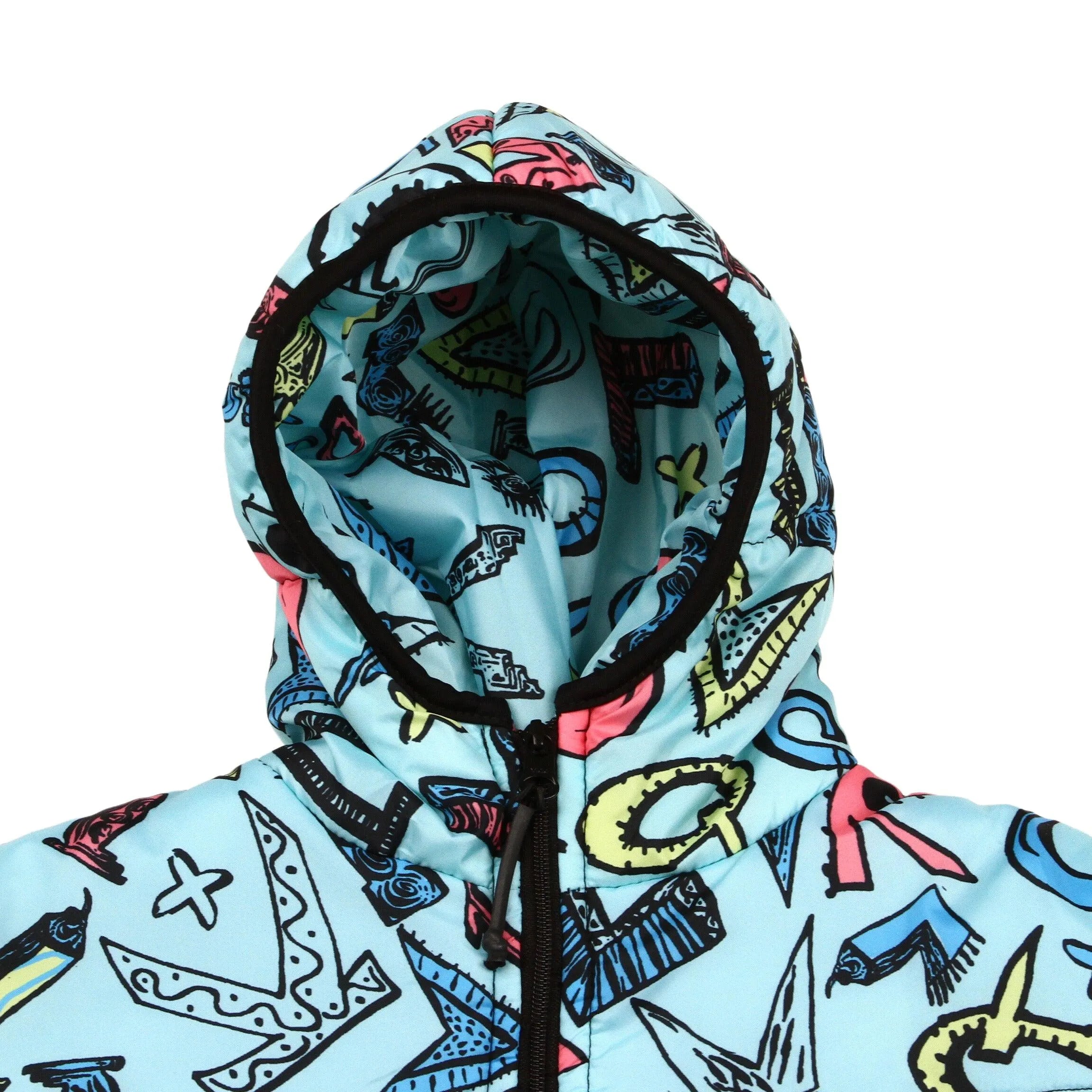 Quiksilver Scaly Print Boys Water Green Jacket - Lightweight Water-Resistant Outdoor Jacket for Kids Hiking, Camping & Daily Wear
