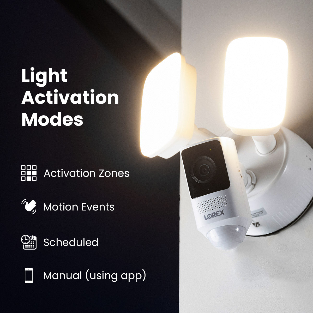 Lorex Wireless Fusion 4K+ NVR Security System with 2K WiFi Floodlight Camera & 2K WiFi Outdoor Pan-Tilt Camera - Home Surveillance, Business Monitoring, Night Vision Protection