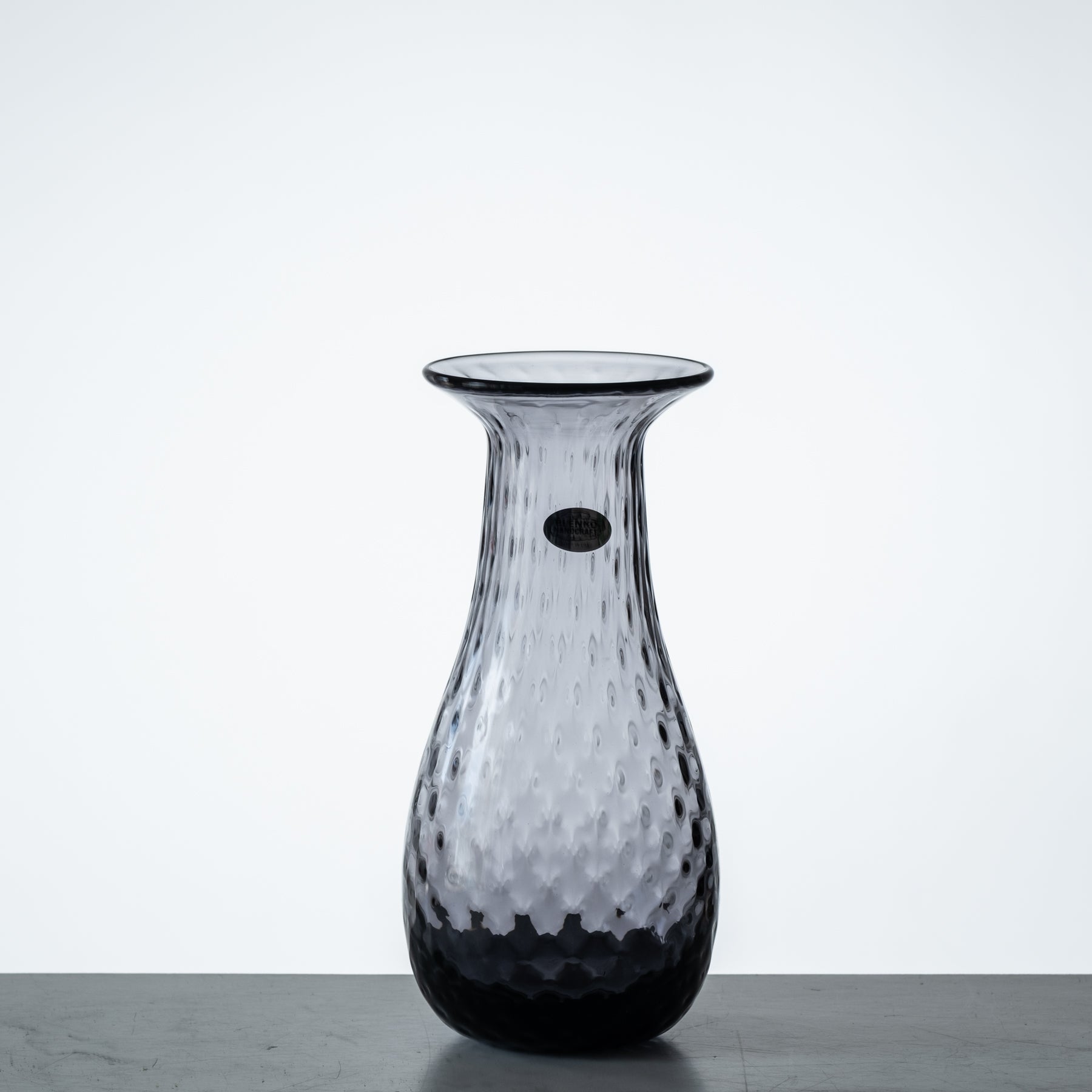 2511DV Diamond Cut Heliotrope Glass Vase - Elegant Floral Centerpiece for Home Decor, Wedding & Dining Table Arrangements