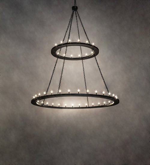 48-Light Crystal Chandelier for Dining Room - Elegant Modern Ceiling Light Fixture with LED Bulbs | Perfect for Home Decor, Wedding Venues & Restaurants