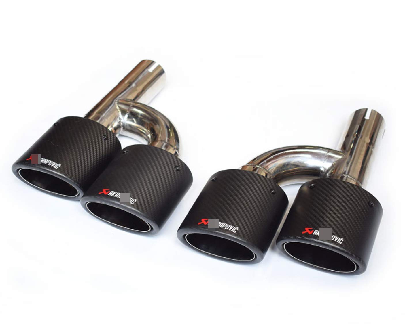 High-Performance Carbon Fiber Exhaust Tips – Perfect Fit for Mercedes C63, E63, S63 & ML63 – Quad Oval Exhaust Upgrade for Enhanced Style & Sound – Ideal for Racing, Street Performance & Car Shows