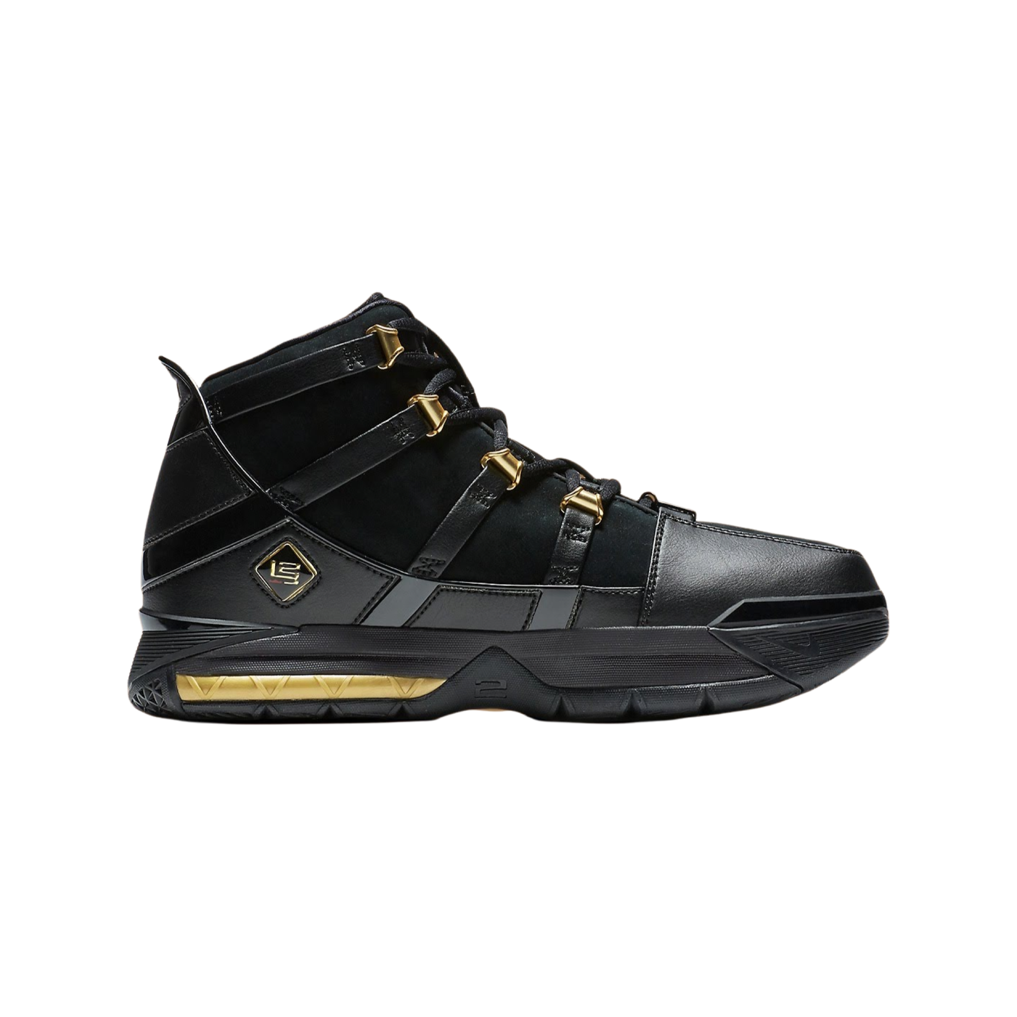 Nike LeBron Zoom 3 Basketball Shoes - Black Metallic Gold (2018 Edition) | High-Performance Court Sneakers for Men | Perfect for NBA Games, Training & Streetwear Fashion