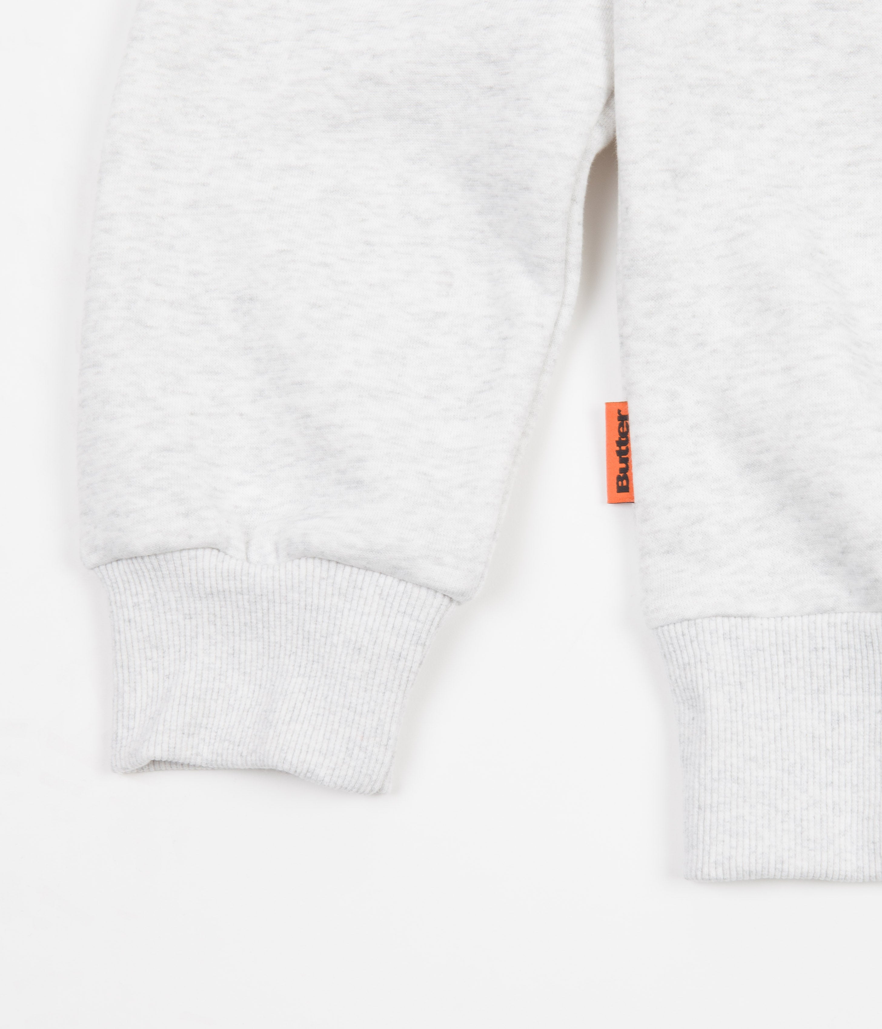 Butter Goods Logo Crewneck Sweatshirt - Ash Grey | Men's Casual Pullover Hoodie for Streetwear & Everyday Comfort