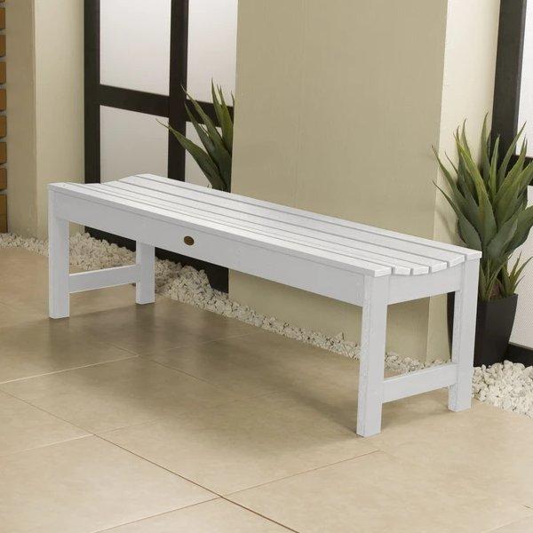 Lehigh Backless Synthetic Wood Picnic Bench - Durable Outdoor Dining Table for Patio, Garden & Park - Perfect for BBQs, Camping & Family Gatherings