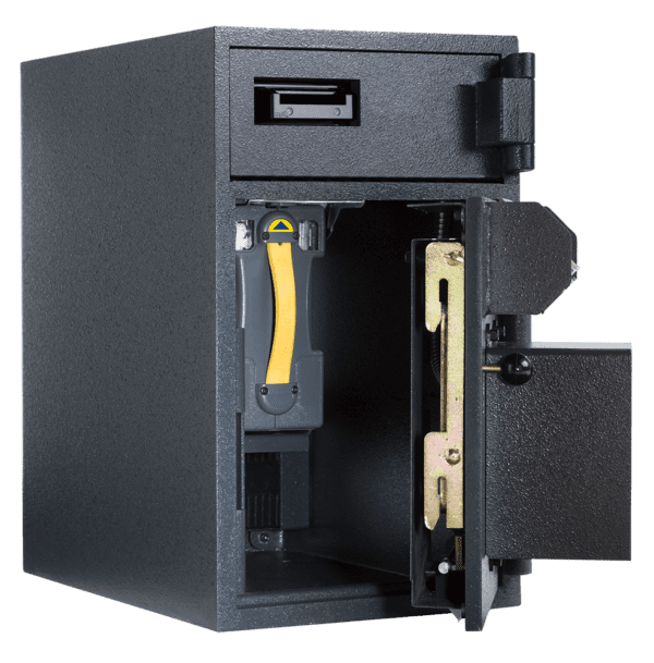AMSEC BR2012 CashWizard Smart Safe - Electronic Deposit Drop Box with Biometric Fingerprint Scanner & Digital Keypad - Ideal for Retail Stores, Restaurants, and Small Businesses